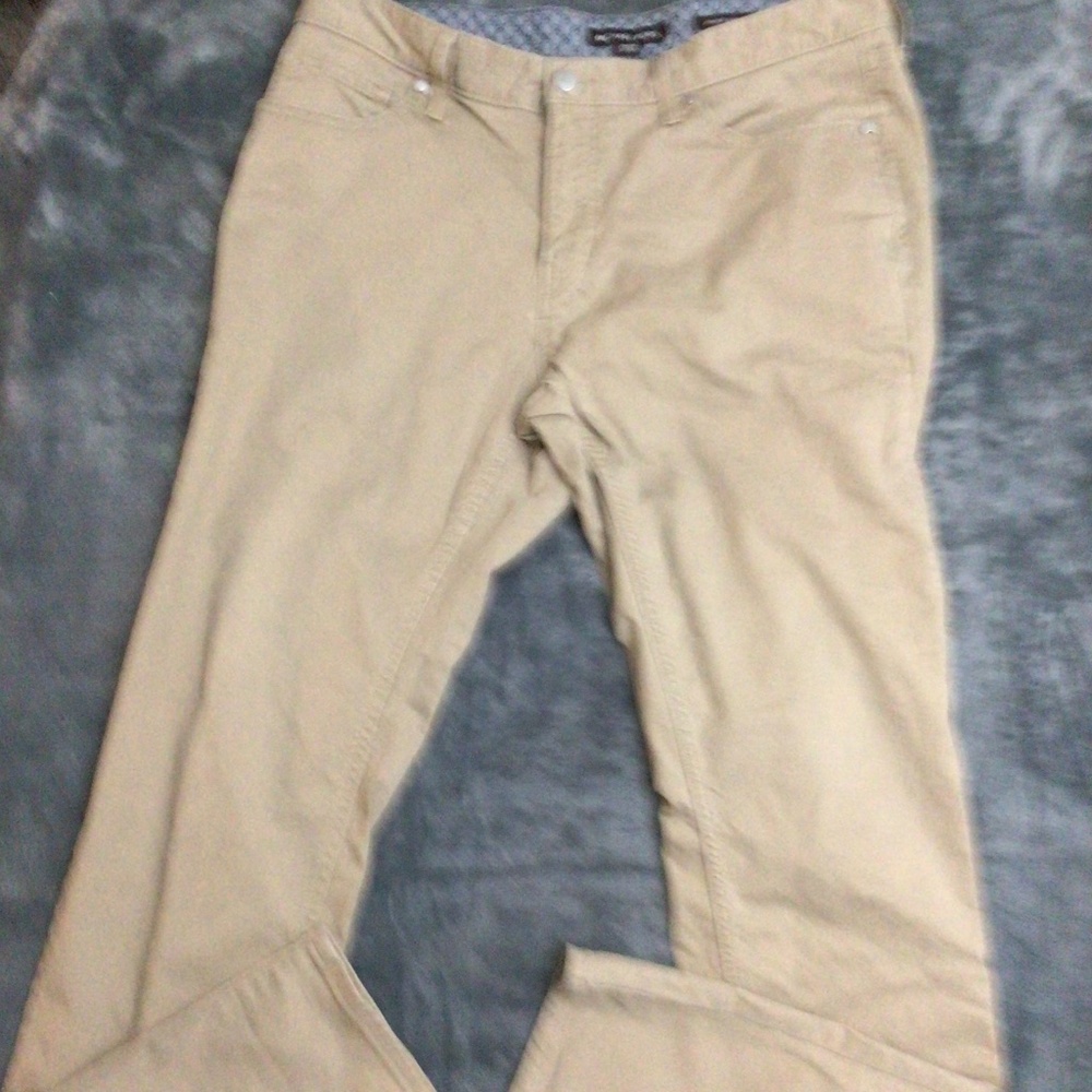 Michael Kors Pants Mens 33x32 Parker Slim‎ Fit Khaki Stretch Casual Chino Style